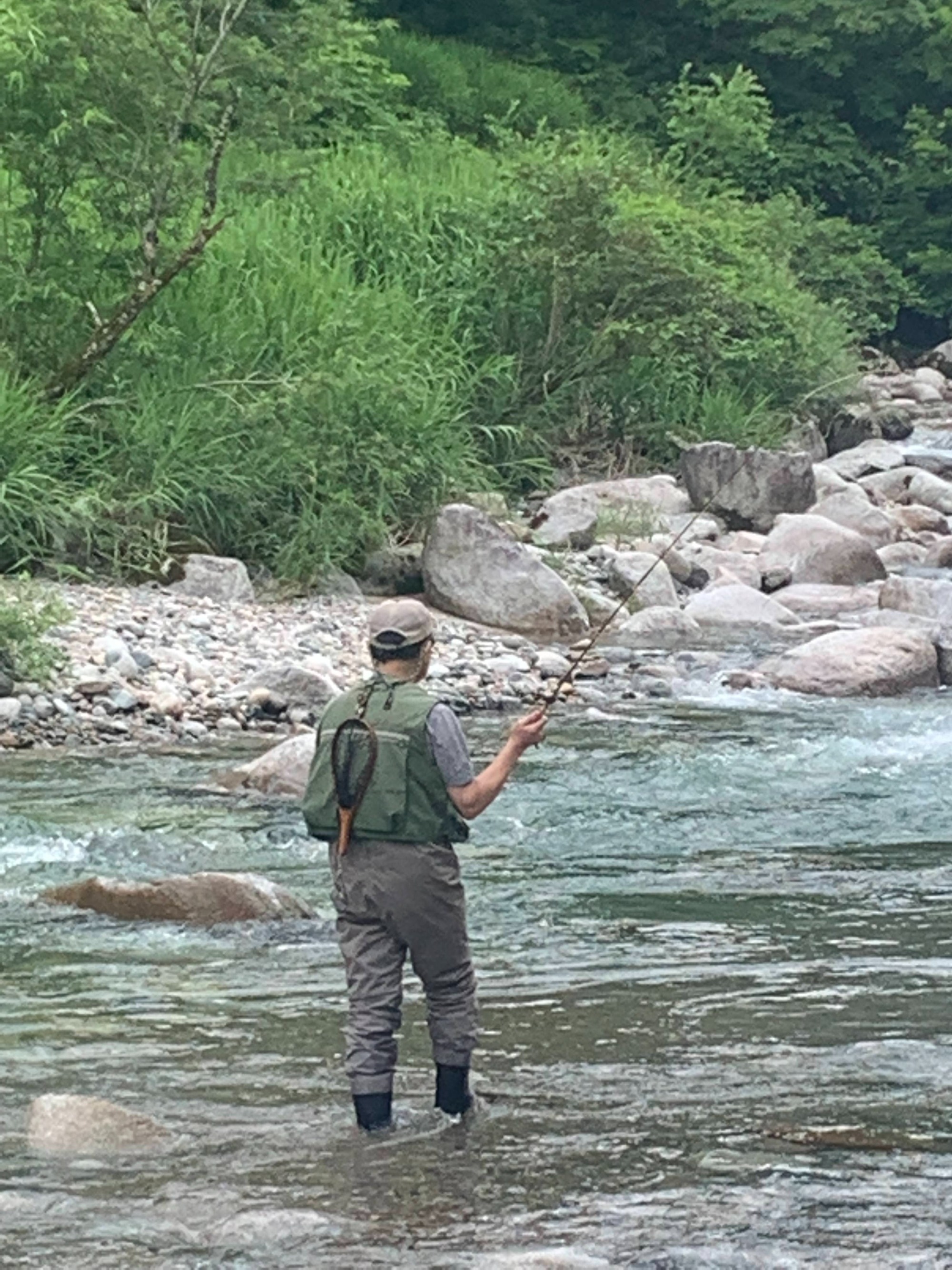 Fly fishing in Toyama